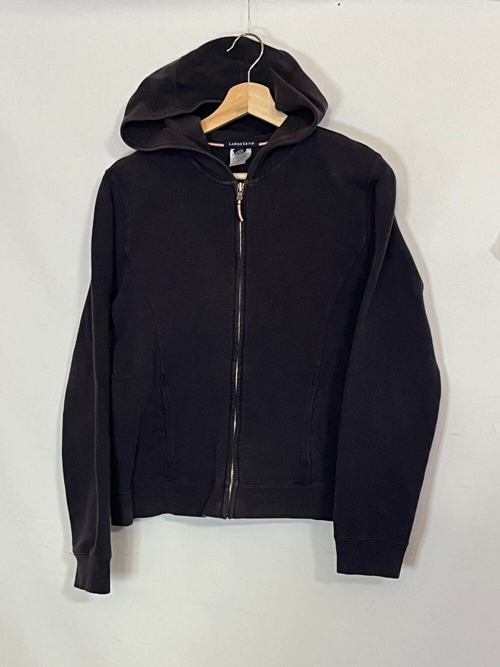Land's End Hoodie size Small zipper with pockets